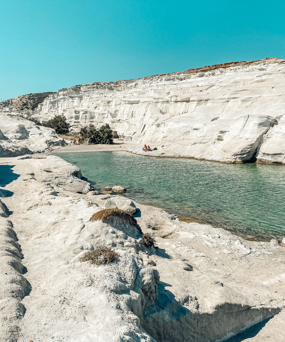 The lunar scenery in Sarakiniko - Milos